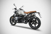 zard exhaust thunderbolt slip on bmw r ninet scrambler 2017
