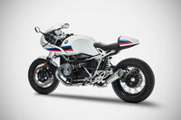 zard exhaust gp version 2 into 1 slip on bmw r ninet racer pure urban gs 2017
