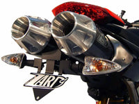 zard exhaust top gun slip on ducati hypermotard 1100 stainless steel