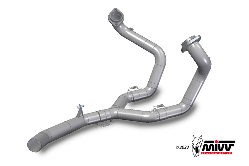 MIVV Exhaust De-Cat Headers Moto Guzzi V100 Mandello 2022-