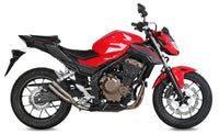 MIVV Exhaust Double Gun Slip-On Honda CB500F 2016- Titanium
