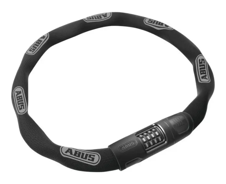 ABUS Motorcycle Lock 8808C Chain Combination Lock Black 110cm