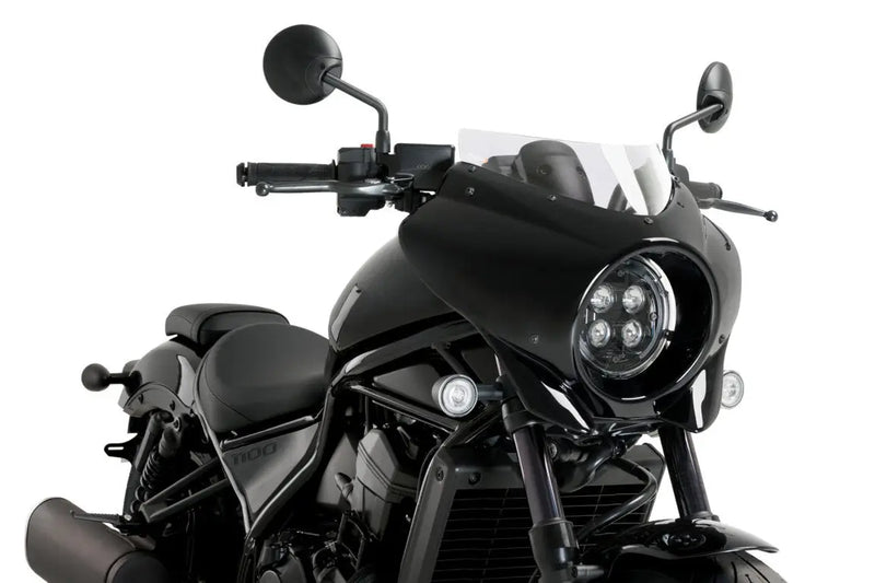 puig mirage sport screen gloss black housing honda cmx 1100 rebel 2021