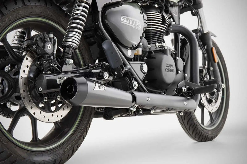 zard exhaust racing slip on royal enfield meteor 350 21 24