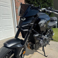 pyramid frontal wing yamaha mt 07 2025 matte black