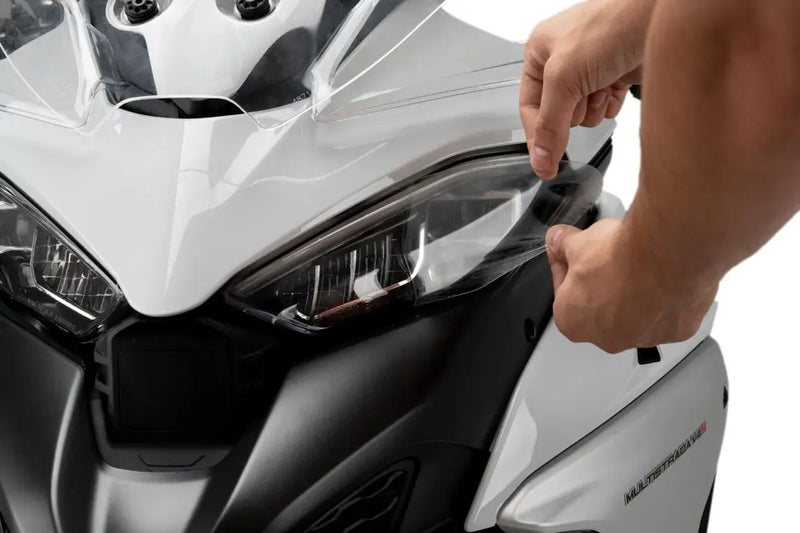 puig headlight protector film ducati multistrada v4 pikes peak rally 2021