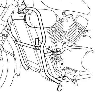 Hepco & Becker Crash Bars Kawasaki VN 1500