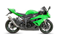 MIVV Exhaust Ghibli Slip-On Kawasaki ZX-6R / 636 2009-2020 Stainless Steel