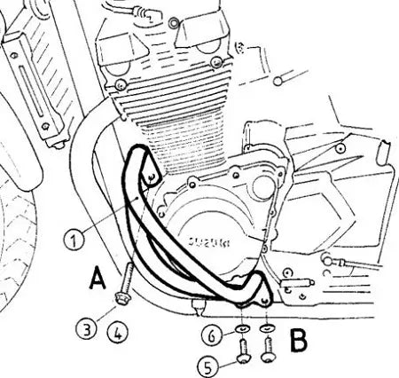 Hepco & Becker Crash Bars Suzuki GSX 1400