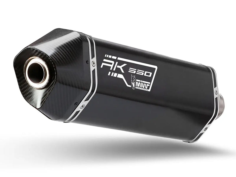MIVV Exhaust Slip-On Speed Edge Kymco AK550 2017-2020 Black