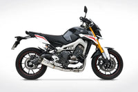 zard exhaust 2 1 short version full system yamaha mt 09 2013 2016