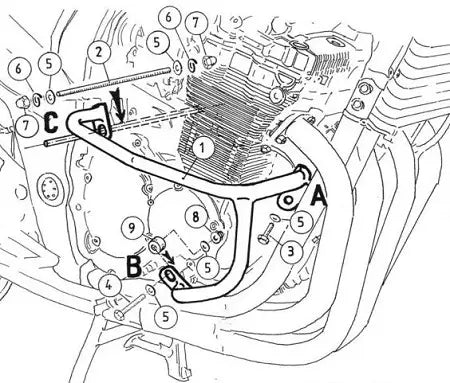 Hepco & Becker Crash Bars Suzuki GSF 650 / S Bandit