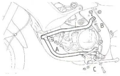 Hepco & Becker Crash Bars Aprilia Pegaso 650 / Garda from 97'
