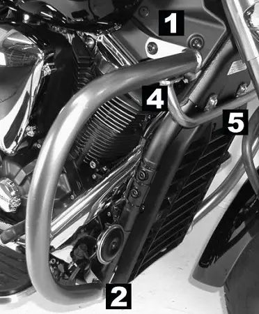 Hepco & Becker Crash Bars Yamaha XVS 1300 Midnight Star