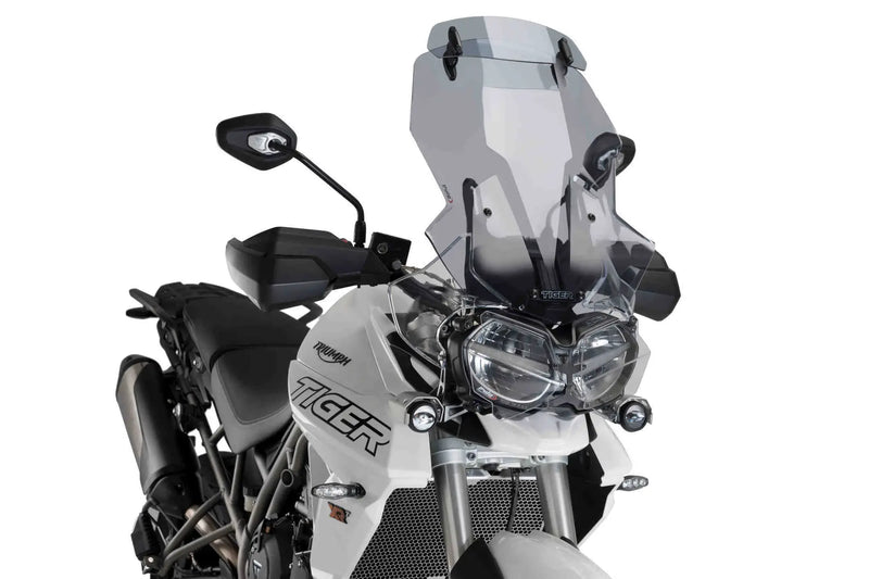 Puig Touring Screen Triumph Tiger 800 XC / XCA / XCX / XR / XRT / XRX / Low 2018-2019 Smoke