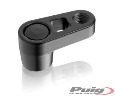 puig universal bar end mirror relocation kit black 10mm