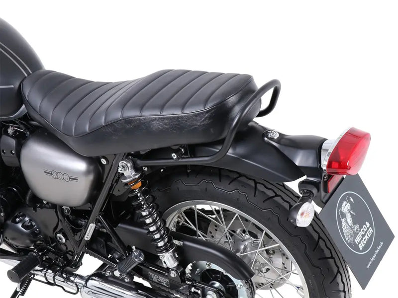 Hepco & Becker Passenger Grab Rail Kawasaki W800 Street / Cafe 2019- Black