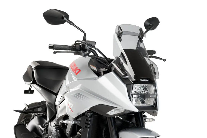 Puig Touring Screen With Visor Suzuki Katana 2019- Smoke