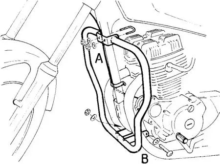 Hepco & Becker Crash Bars Honda CB Two Fifty