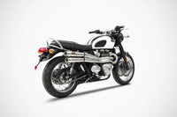 zard exhaust high mount full system triumph bonneville t120 2016 2019