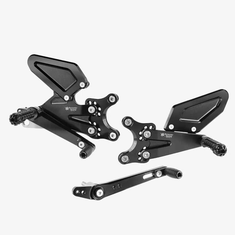 Bonamici Motorcycle Rearsets Triumph Street Triple 765 R / RS / Moto2 2023-