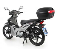 Hepco & Becker Rear Alurack Honda Wave 110i with Journey 40 Top Case in Black