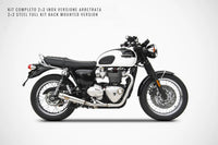 zard exhaust rear mount add on for full system triumph boneville t120