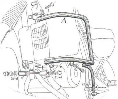 Hepco & Becker Upper Crash Bars Honda XL 600 Transalp