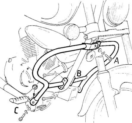 Hepco & Becker Crash Bars Suzuki VL 125 / 250 LC Intruder