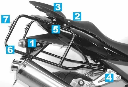 Hepco & Becker Side Carrier Kawasaki Z 750 S up to 05 06'