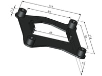 Hepco & Becker Legacy Rear Bag Mounting Set For Solorack