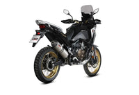 MIVV Exhaust Slip-On Oval Honda Africa Twin CRF1100L 2020- Titanium