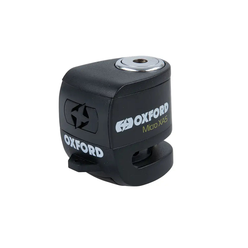 oxford micro xa5 motorcycle alarm disc lock black black