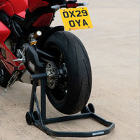 oxford zero g single sided motorcycle stand