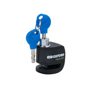 oxford micro xa5 motorcycle alarm disc lock black black