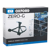 oxford zero g single sided motorcycle stand