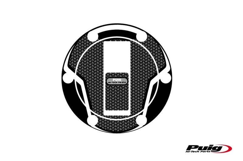 puig fuel cap cover aprilia shiver 900 2017 2020 grey