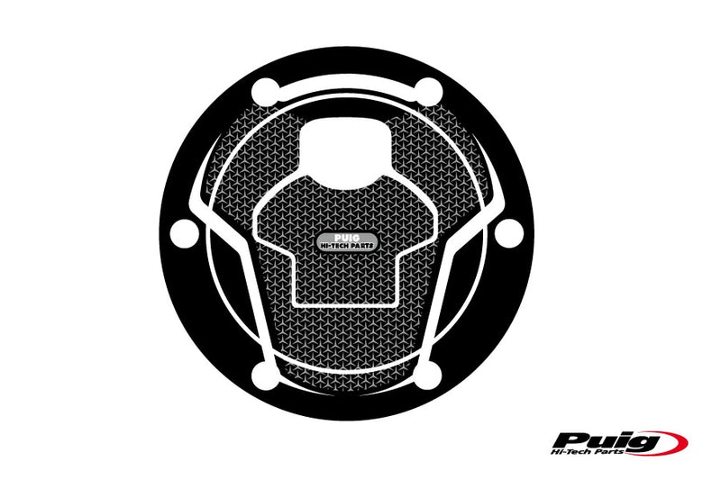 puig universal fuel cap cover grey