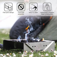 oxford motorcycle camping fire pit