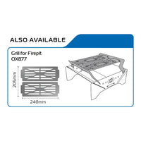 oxford motorcycle camping fire pit