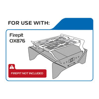 oxford motorcycle camping grill for fire pit