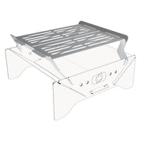 oxford motorcycle camping grill for fire pit