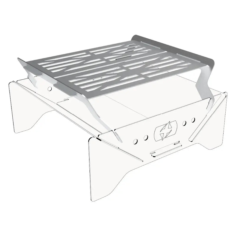 oxford motorcycle camping grill for fire pit