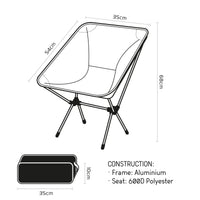oxford camping chair