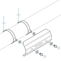 oxford motorcycle exhaust heat shield scrambler
