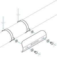 oxford motorcycle exhaust heat shield sport