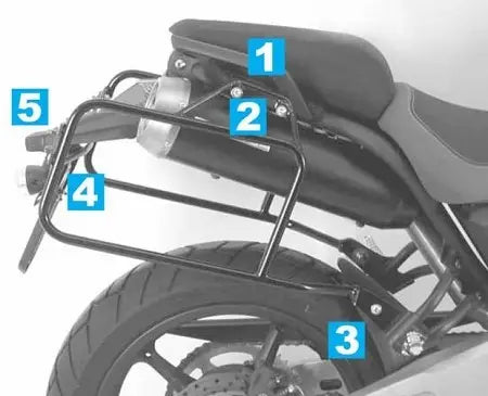 Hepco & Becker Side Carrier Yamaha MT-03 to 2013