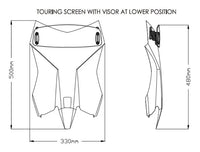 Puig Touring Windscreen KTM 390 Adventure 2020-2023