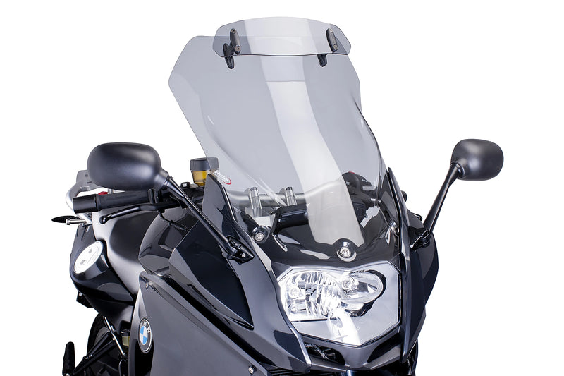 puig touring windshield with visor bmw f800gt 2013 2018 smoke
