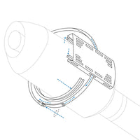 oxford motorcycle exhaust heat shield can guard